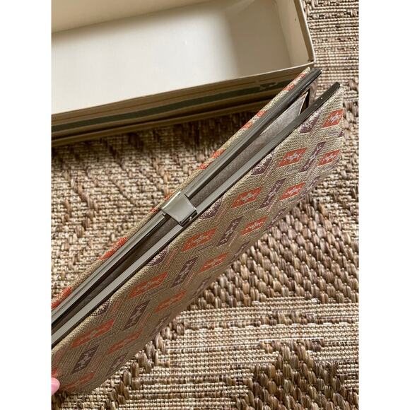 Vtg. Misukoshi Silk brocade clutch purse with box - Picture 3 of 11